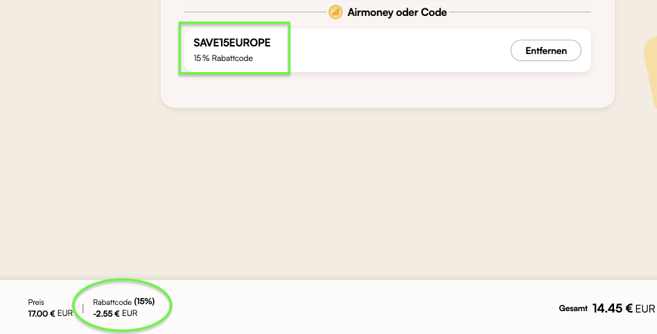 Aktueller 15% Gutschein für Airalo von esimtests.com